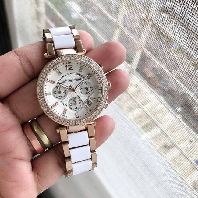 Michael Kors White Gold Collection