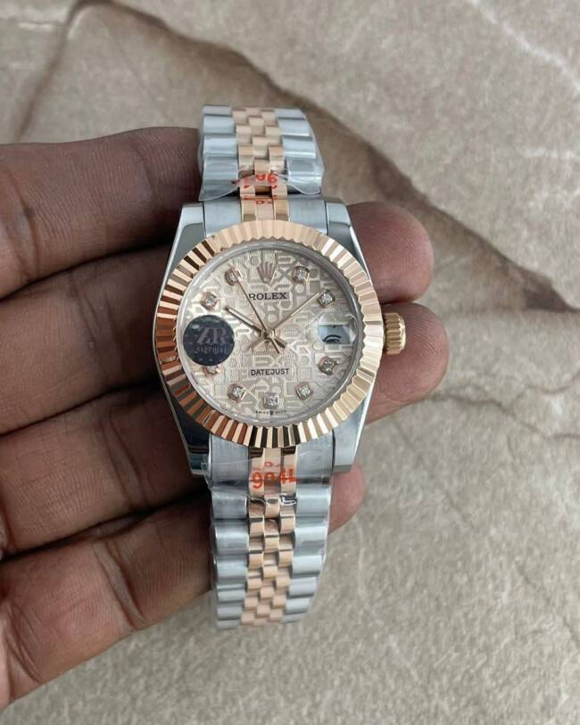 Rolex Perpetual DateJust Rose Gold Watch