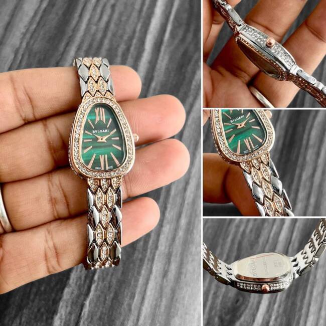 Bvlgari Seduttori Watch For Lady Green Dial