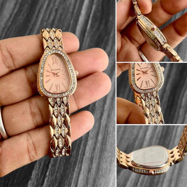 Bvlgari Seduttori Watch For Lady Gold Dial