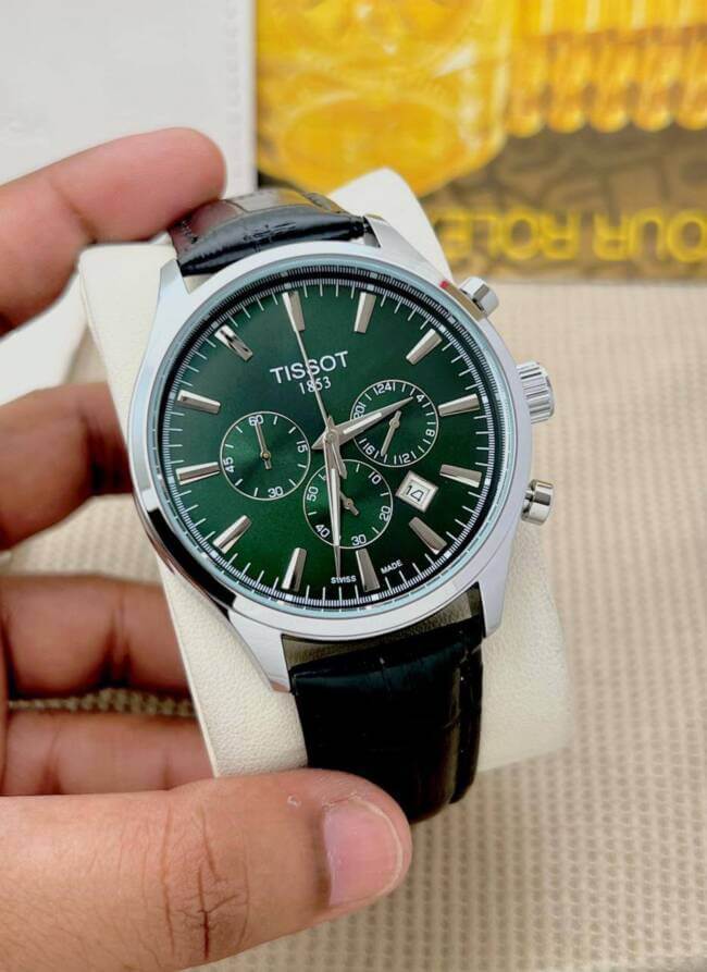 Branded 1853 Black Green Watch