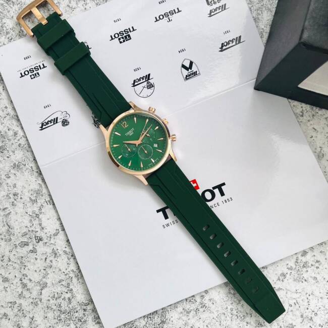 Branded 1853 Traditional Premium Slim Leather Watch