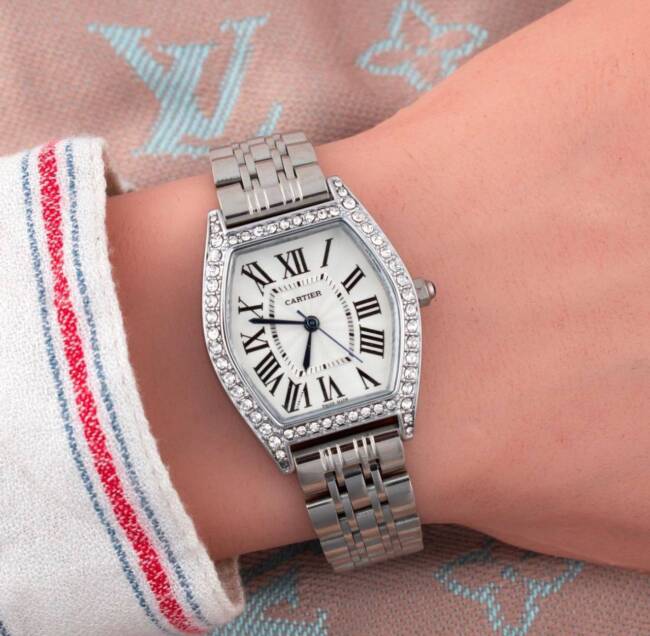 Cartier Tortur Silver Watch