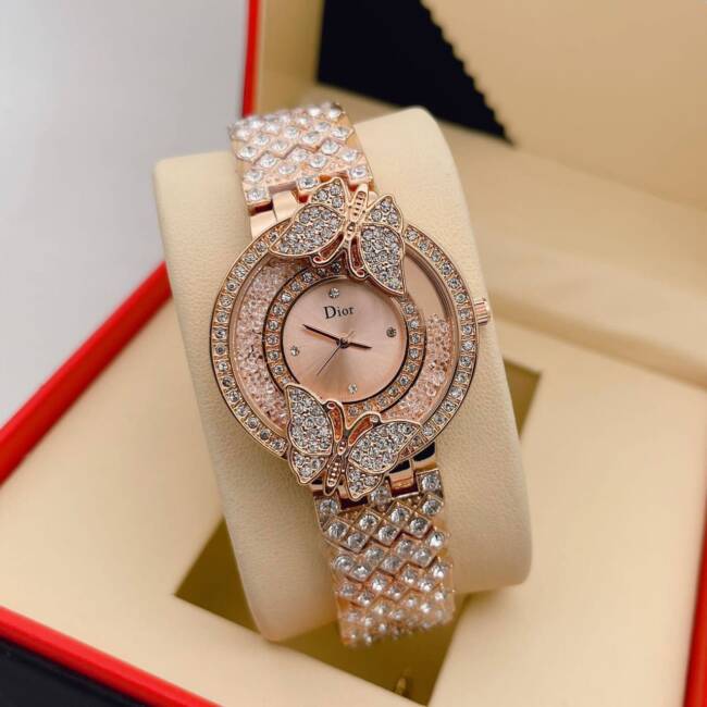 Dior Vr Collection Rose Gold Dial Watch