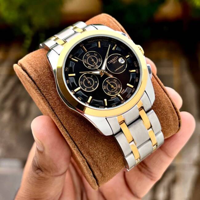 Branded 1853 Couturier Chronograph Gold Watch