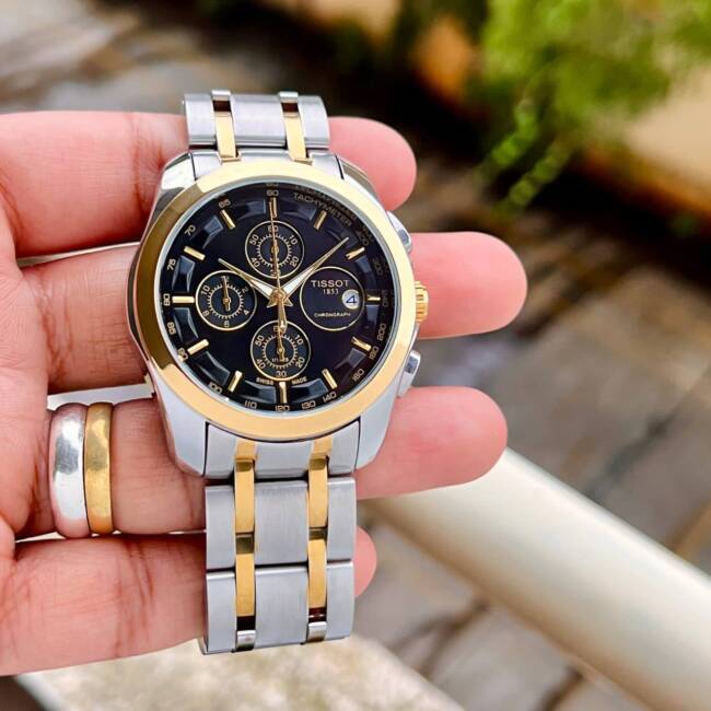 Branded 1853 Couturier Chronograph Gold Watch