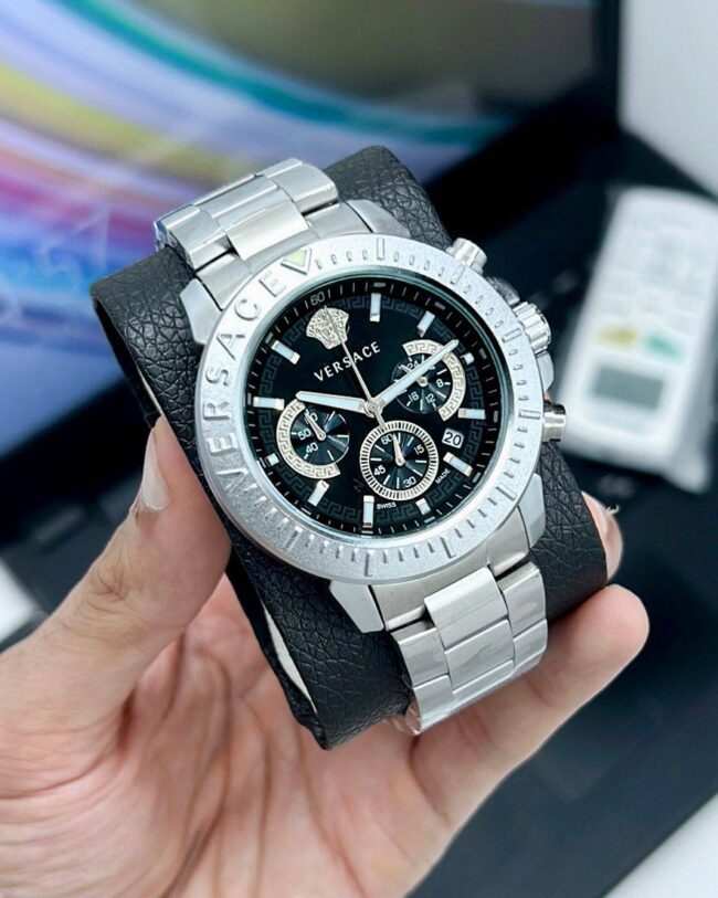 Versace Greca Chronograph Watch