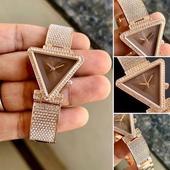 Guess Bracelet Fancy Rose Gold Watch