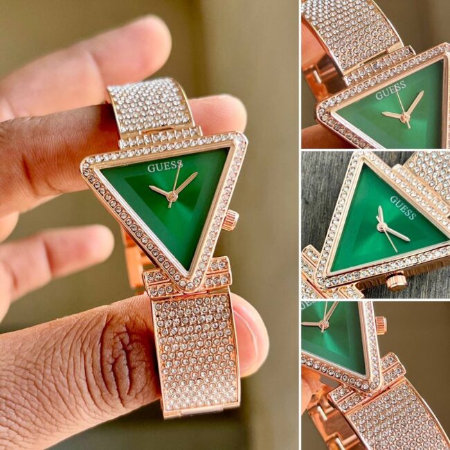 Guess Bracelet Fancy Green Dial Watch
