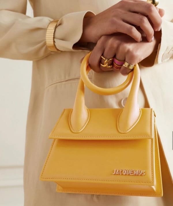 Premium Jacquemus Double Ring Bag For Women