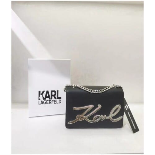Trendy Signature Karl Lagerfeld Shoulder Handbag