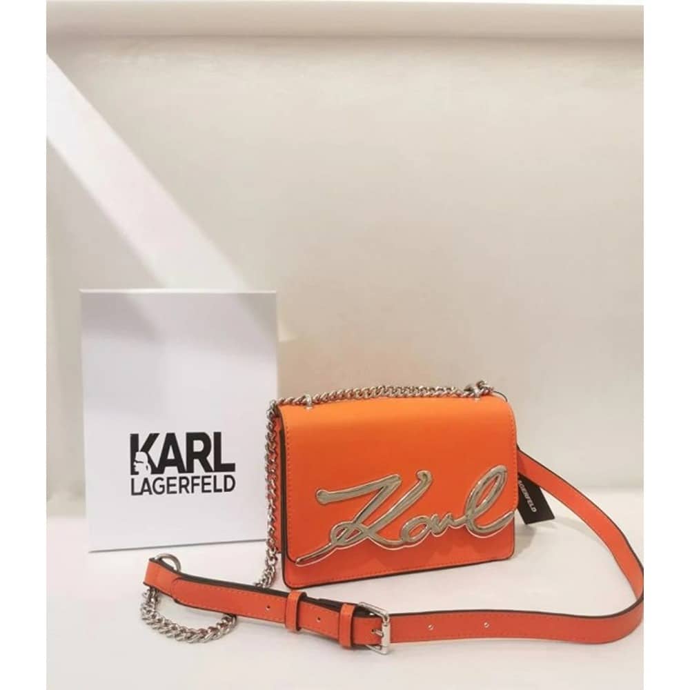 Trendy Signature Karl Lagerfeld Shoulder Handbag