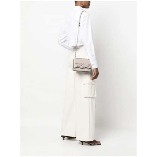Trendy Signature Karl Lagerfeld Shoulder Handbag