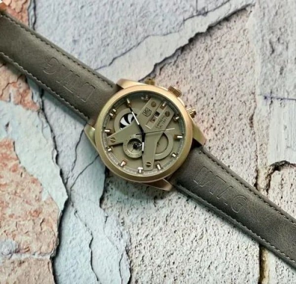 Latest Men's Leather Tag Heuer Watch