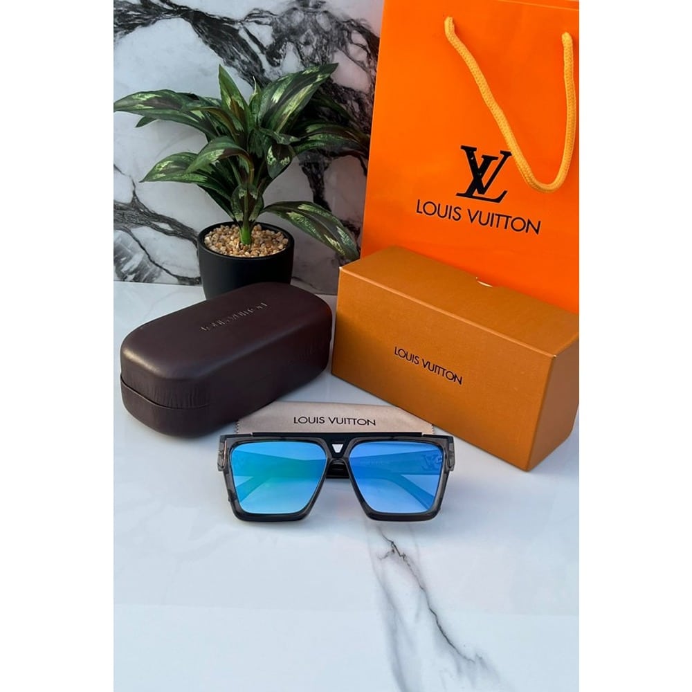 Grey Blue Louis Vuitton Sunglasses For Men