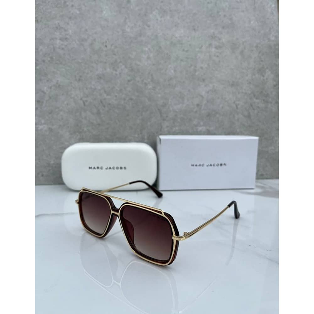Marc Jacobs Sunglasses Brown Gold For Men