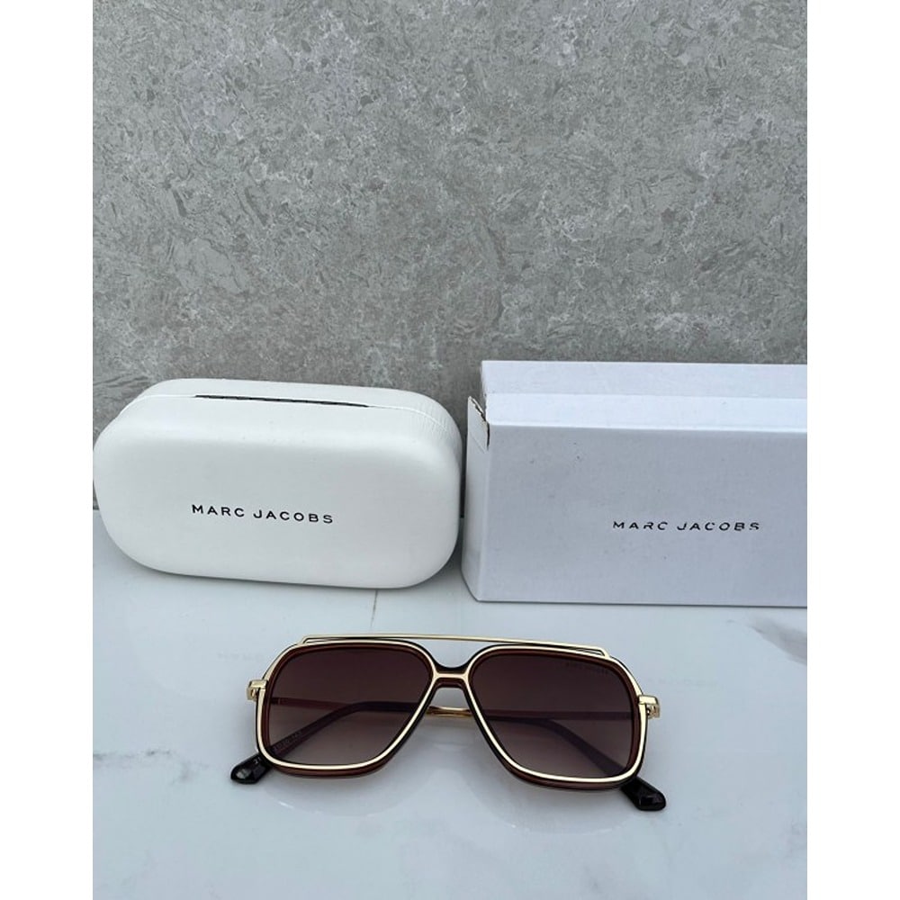 Marc Jacobs Sunglasses Brown Gold For Men