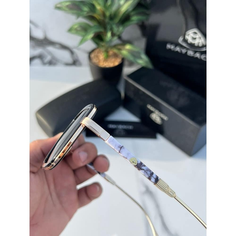 Maybach Sunglasses For Men Gold Black