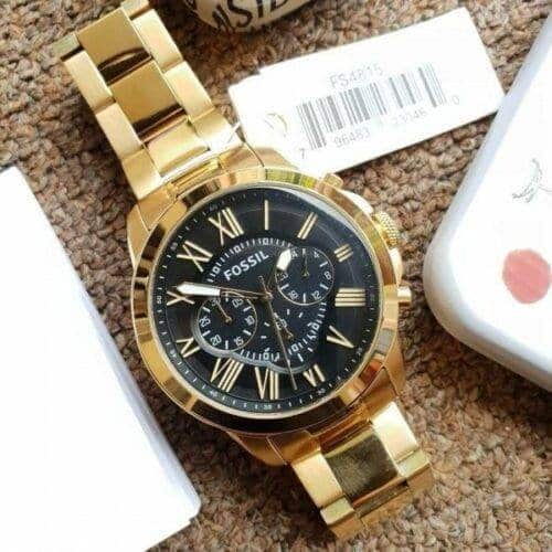 Men's Analog Fossil Watch Fs4653 Grant