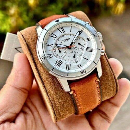 Branded Analog Fossil Watch Fs5237 Grant Sports For Men's