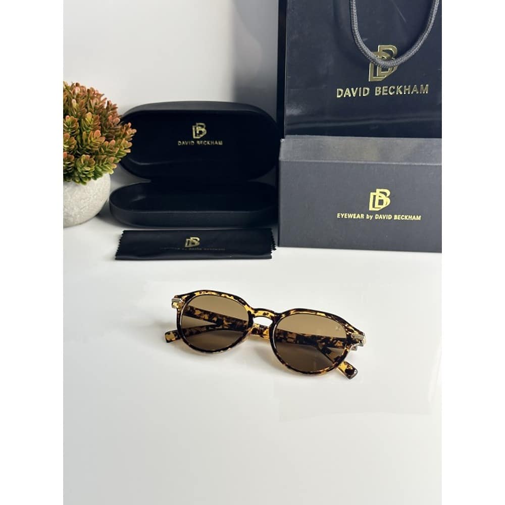 David Beckham Sunglasses For Men Tiger Brown