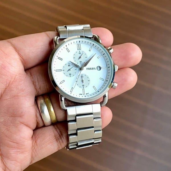 Fancy Fossil Commuter Watch