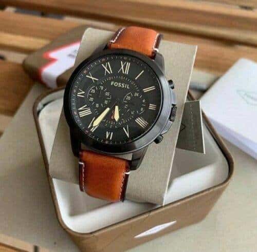 Branded Fossil Watch Fs5241 Grant For Men's