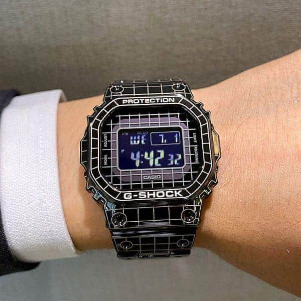 Men's G Shock Watch Metal chain