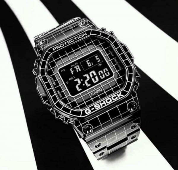 Men's G Shock Watch Metal chain
