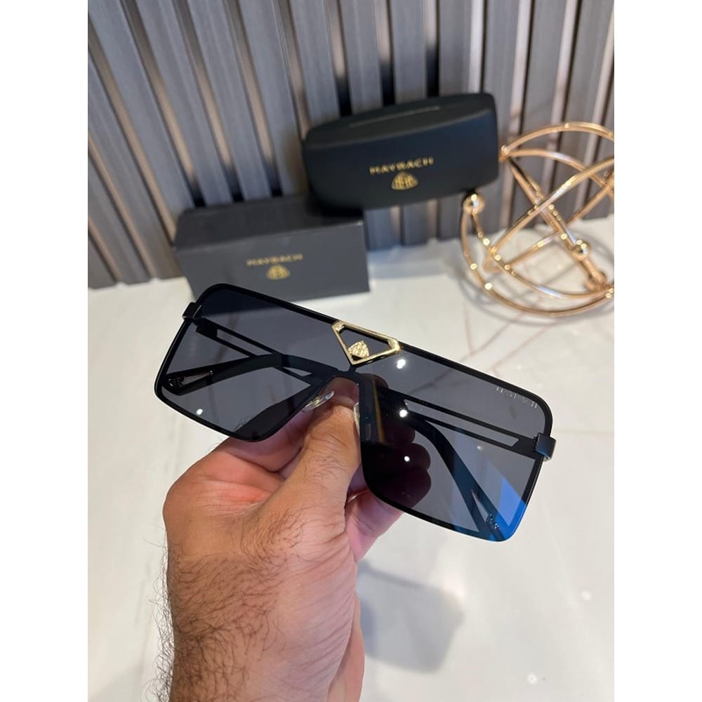Maybach Sunglasses logo grand black gold