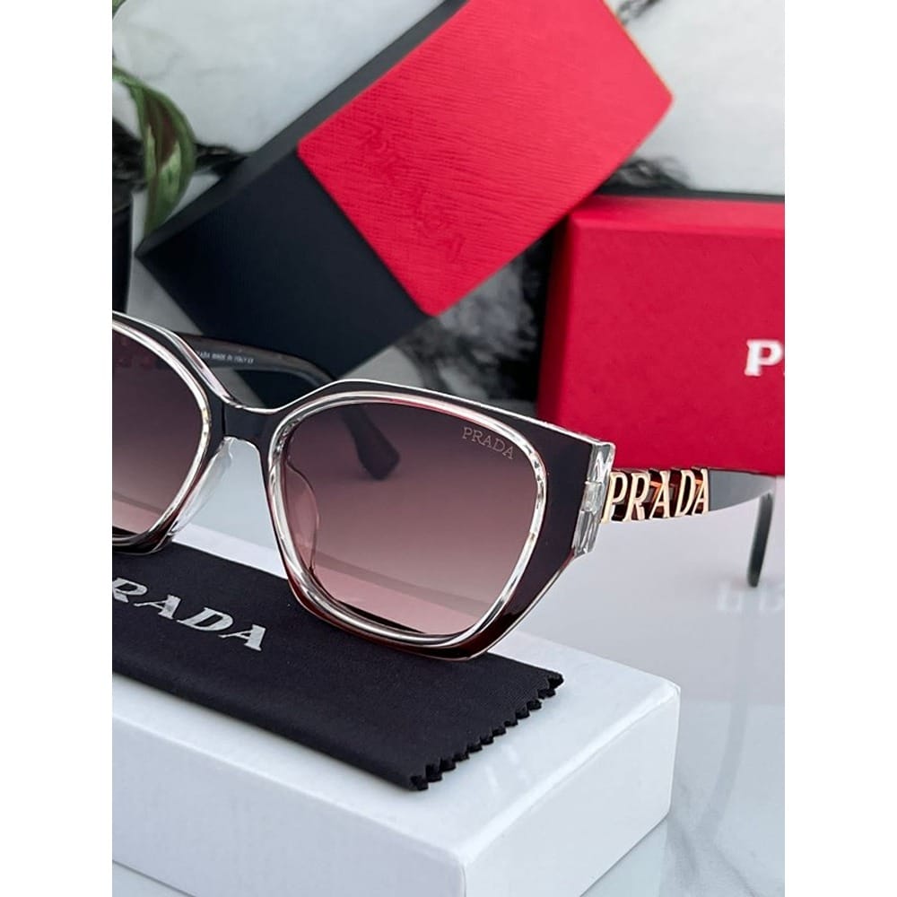 Full Brown Prada Sunglasses 80046