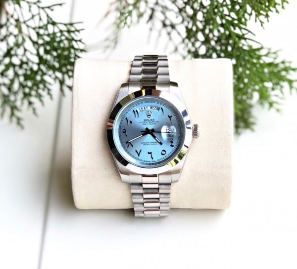 Men's Rolex Oyster Watch Day-Date Aqua Sea