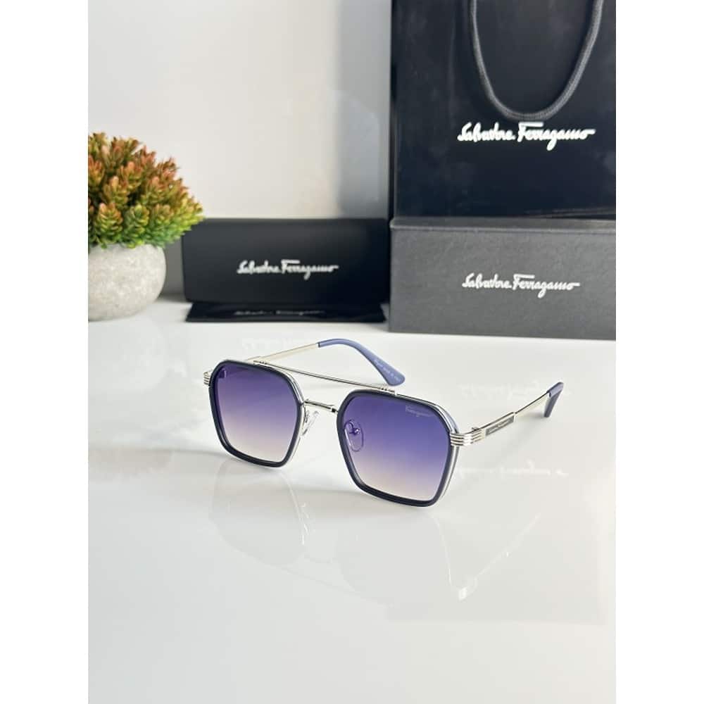 Salvatore Ferragamo Sunglasses Sliver Blue