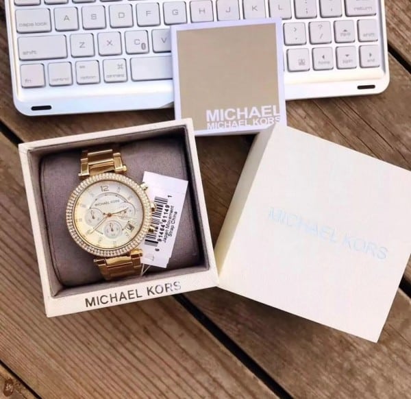 Michael Kors Watch For Lady Round Dial