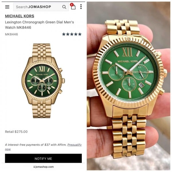Michael Kors Watch Lexington