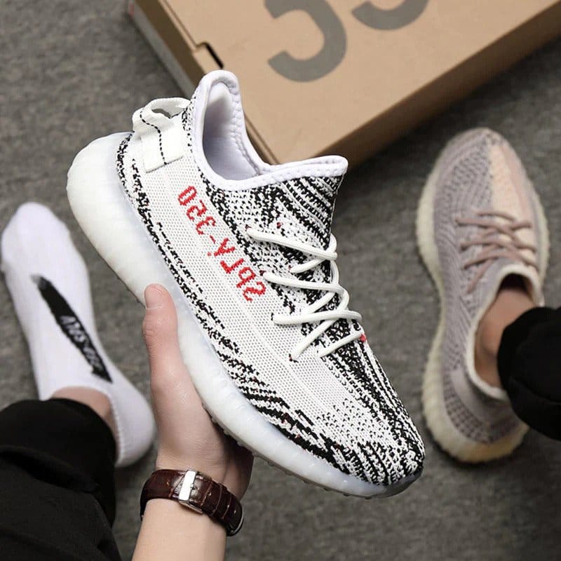 Adidas Yeezy Boost 350 V2 White Black Sneakers