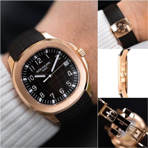 Patek Philippe Watch Aquanot Gold Black Automatic
