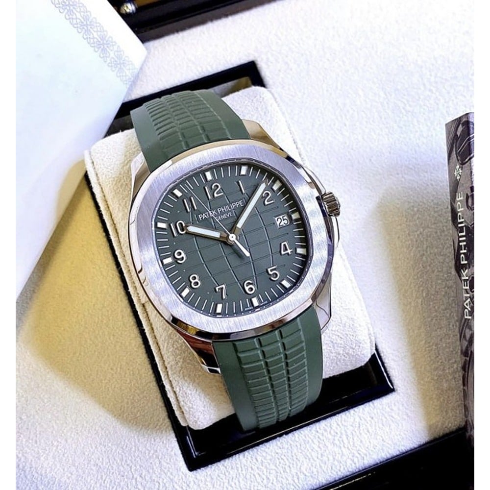 Patek Philippe Watch Aquanot Silver Green AAA Automatic