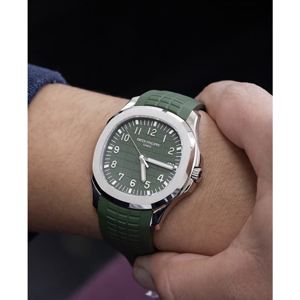 Patek Philippe Watch Aquanot Silver Green AAA Automatic