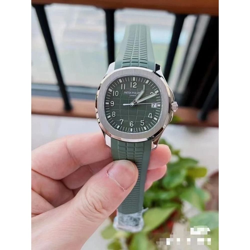 Patek Philippe Watch Aquanot Silver Green AAA Automatic