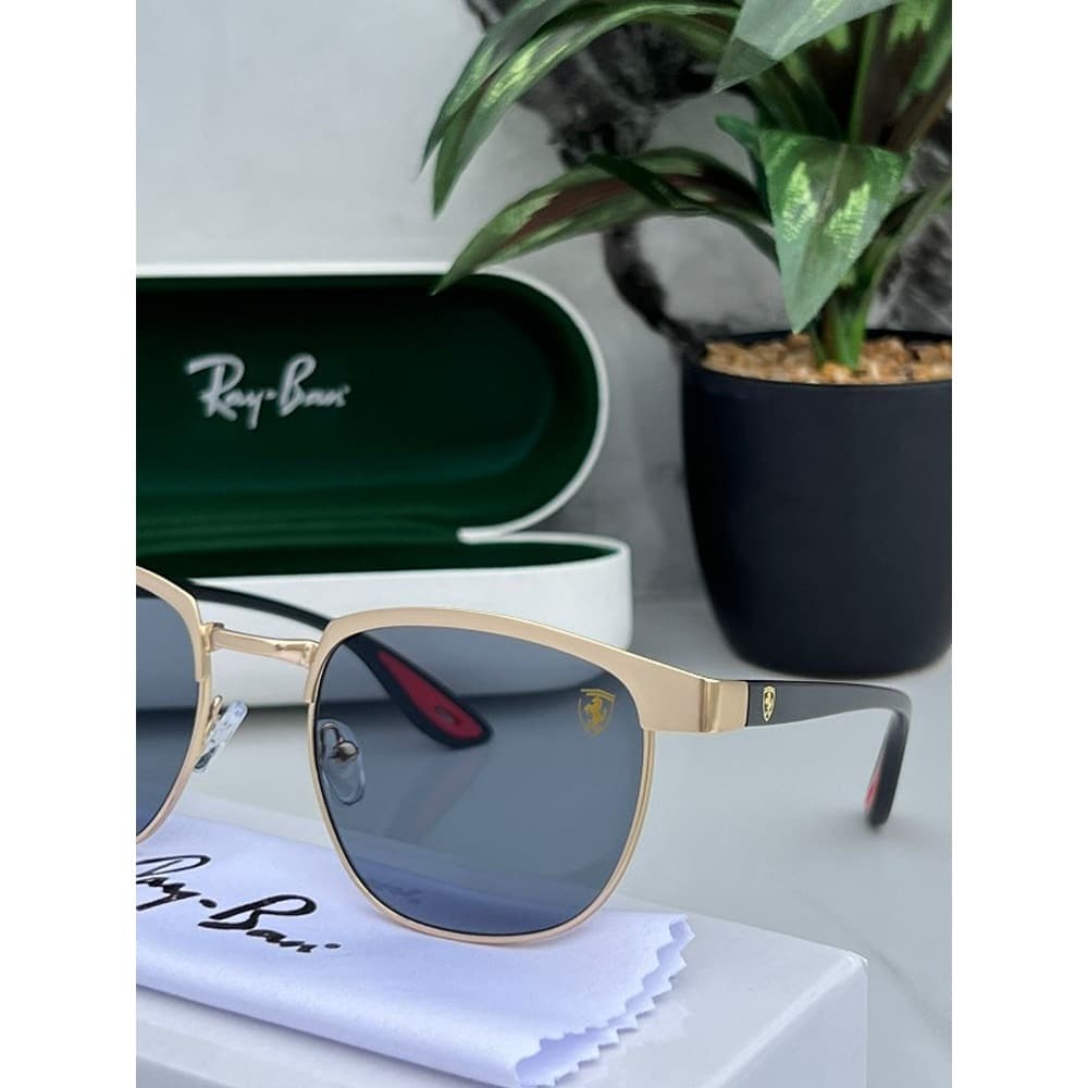 Rayban Gold Black Sunglasses