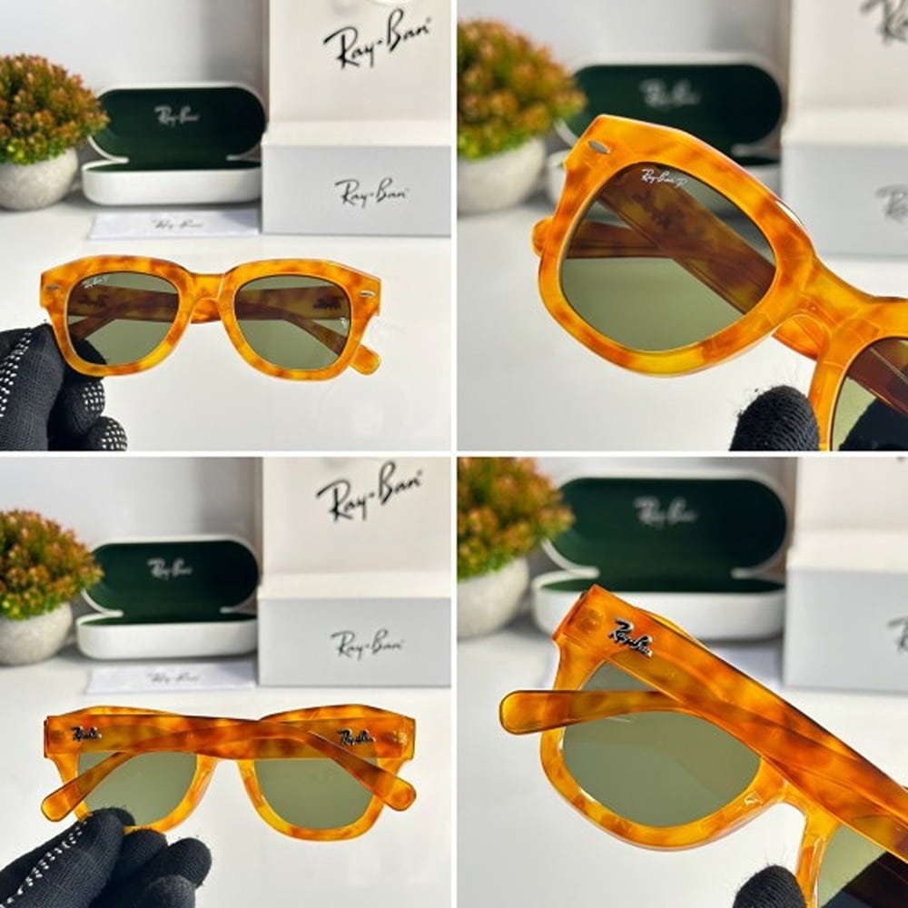 Marble Green Rayban Sunglasses For Men