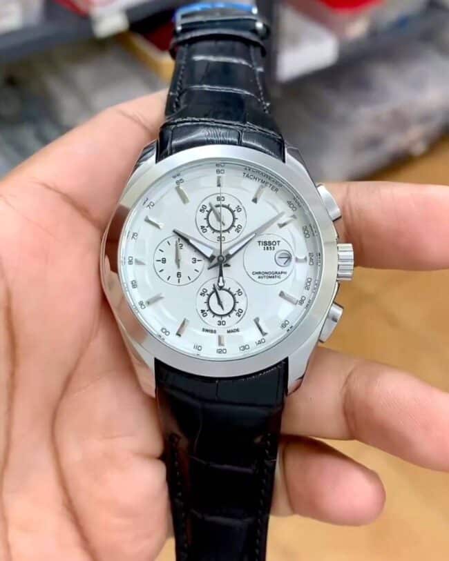 Branded 1853 Couturier Black Silver Watch