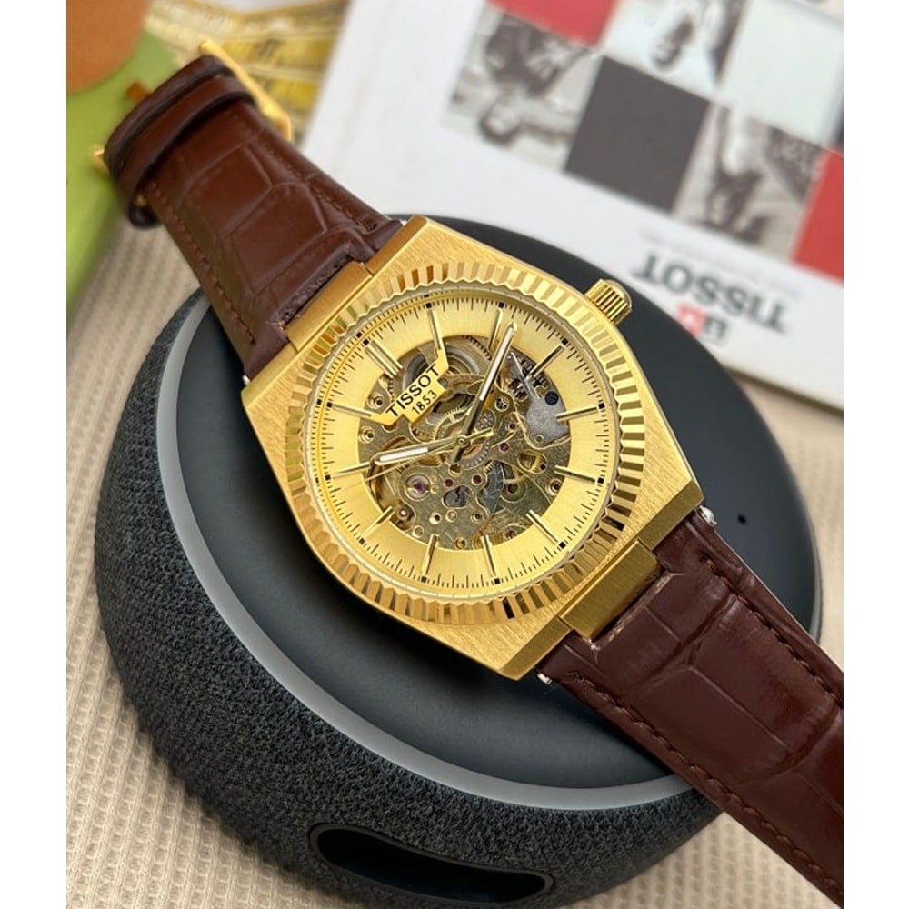 Branded Watch 1853 Skeleton For Boy