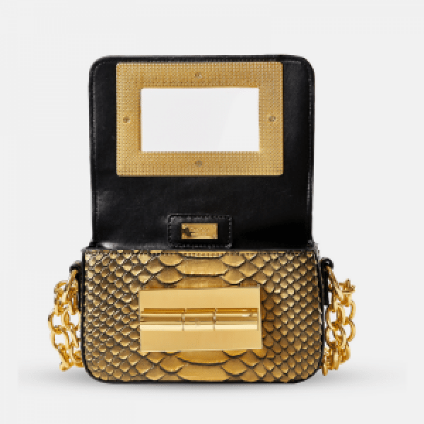 Tom Ford Handbag Natalia Python Leather Crossbody Bag With OG Box And Accessories