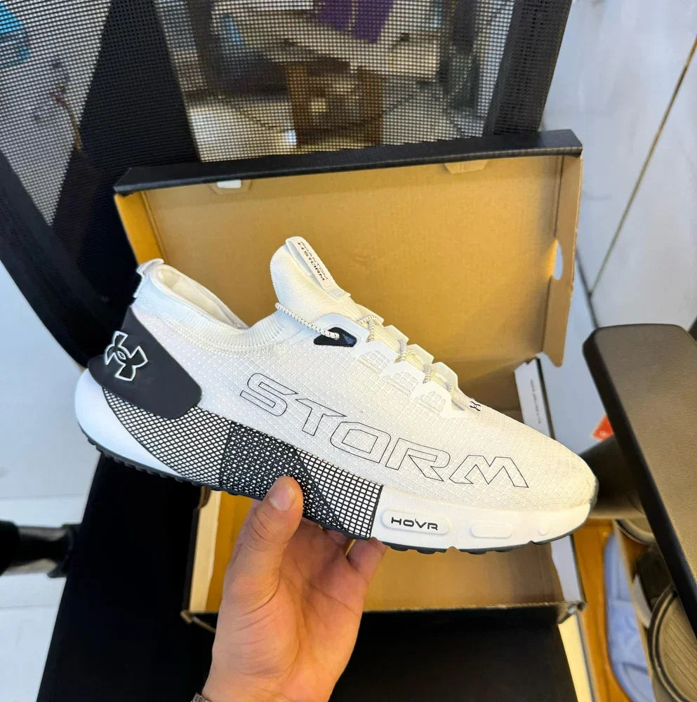 Under Armour Hovr Storm White Running Shoes