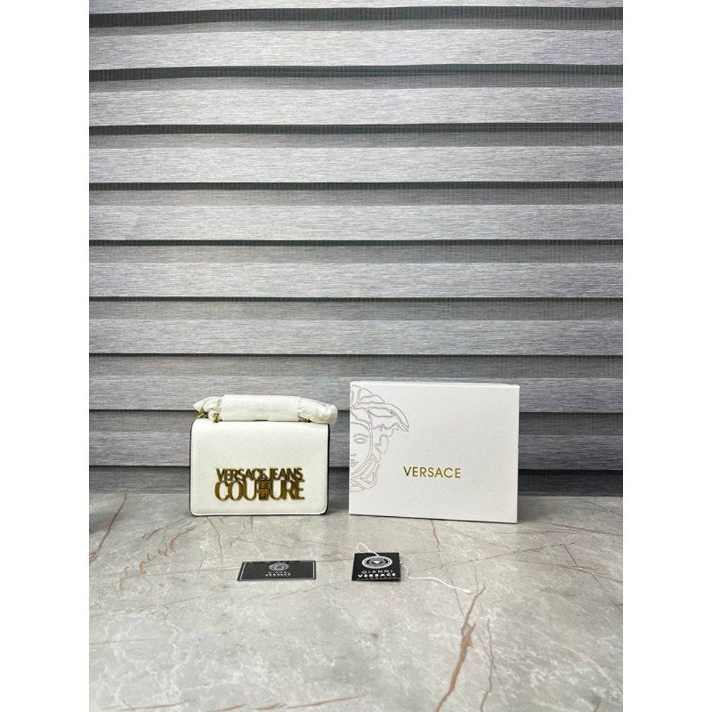 Versace Jeans Couture Bag Saffiano Lock Crossbody Bag