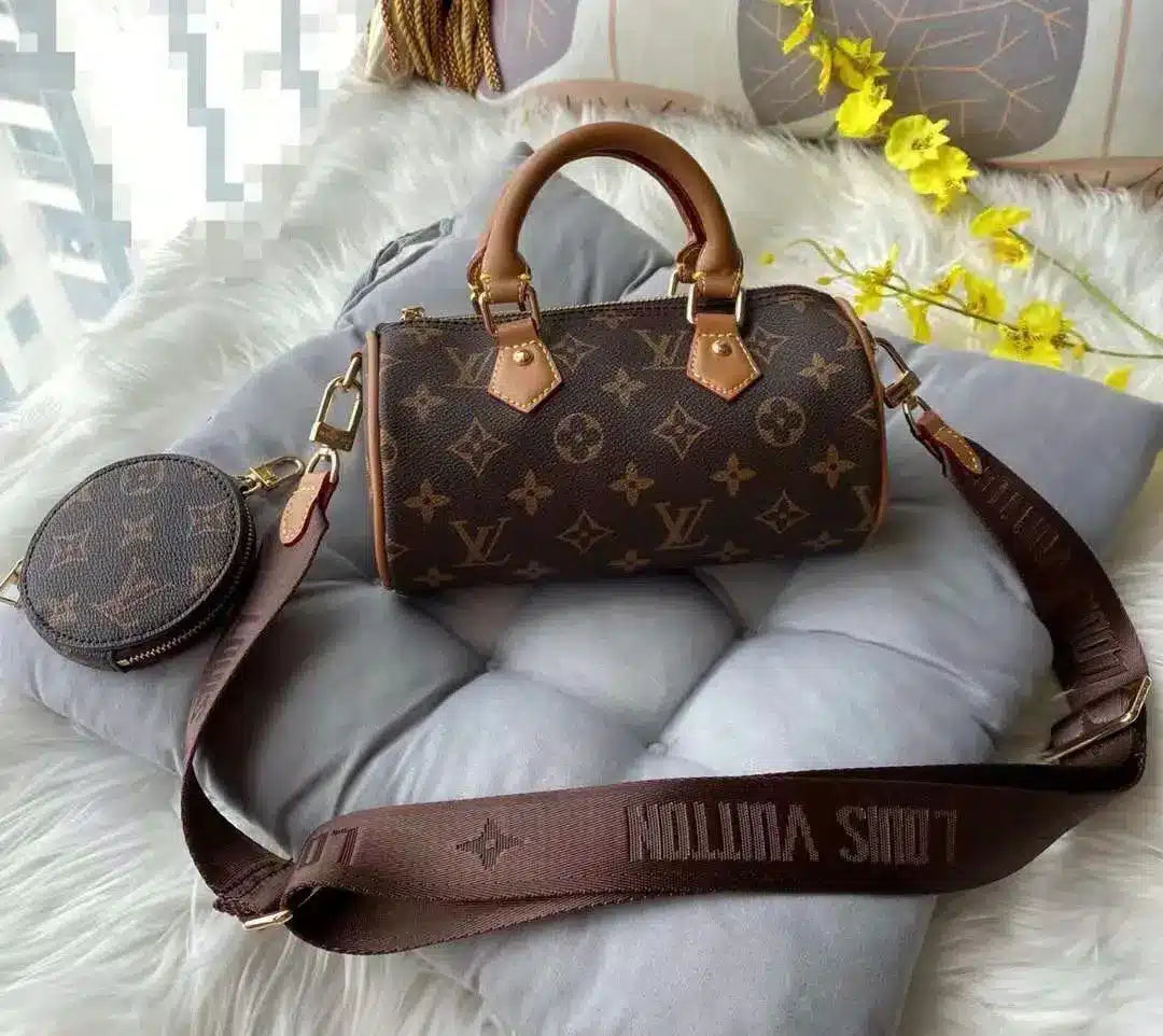 Vuitton Coffee Mono Empreinte Papillon Bb Carryall Bag