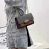 Michael Kors Brown Heather Shoulder Bag With Box