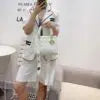 Lady Dior White Matte Handbag